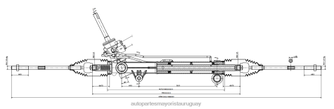 Repuestos De Motos En Uruguay | 2R64X2699 cremallera de dirección asistida 93732516 CHEVROLET