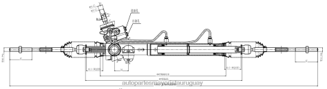 Repuestos De Auto La Plata | 2R64X2786 cremallera de dirección asistida 516127ab DODGE/CHRYSLER