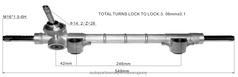 Repuestos De Motos En Uruguay | 2R64X2799 cremallera de dirección asistida 52044921 52044919 520449190 FIAT