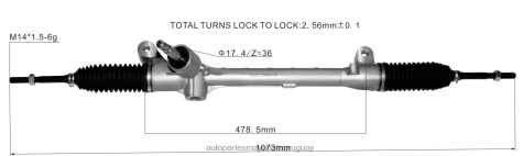 Repuestos De Motos En Uruguay | 2R64X2849 Cremallera de dirección asistida 53400-t5r-a01 HONDA
