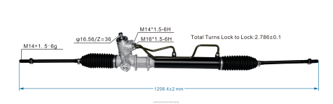 Repuestos De Auto Rover En Uruguay | 2R64X2731 cremallera de dirección asistida 57700-29100 HYUNDAI/KIA