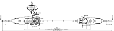 Repuestos De Motos Honda Uruguay | 2R64X2760 cremallera de dirección asistida 56500-g6500 HYUNDAI/KIA