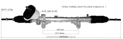 Repuestos De Auto Tacuarembo | 2R64X2805 cremallera de dirección asistida 480010024r 490017022r 490010024r 490010058r 490010683r 490010055r 490016917r 490015196r 8201521850 RENAULT