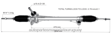 Repuestos De Auto En Maldonado | 2R64X2833 cremallera de dirección asistida 23863012 ROEWE
