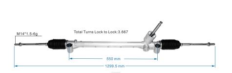 Repuestos De Auto Tacuarembo | 2R64X2625 cremallera de dirección asistida 48500-m66r00 SUZUKI