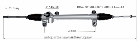 Repuestos De Auto La Plata | 2R64X2436 cremallera de dirección asistida 45510-68060 TOYOTA