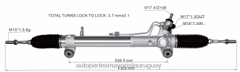 Repuestos De Motos Uruguayana | 2R64X2447 cremallera de dirección asistida 44250-26600 TOYOTA