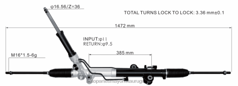 Repuestos De Auto Rover En Uruguay | 2R64X2671 cremallera de dirección asistida ck413200ae/aj FORD